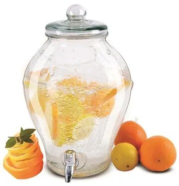 Orion Fľaša sklo+kohútik APPLE, 6,5 l