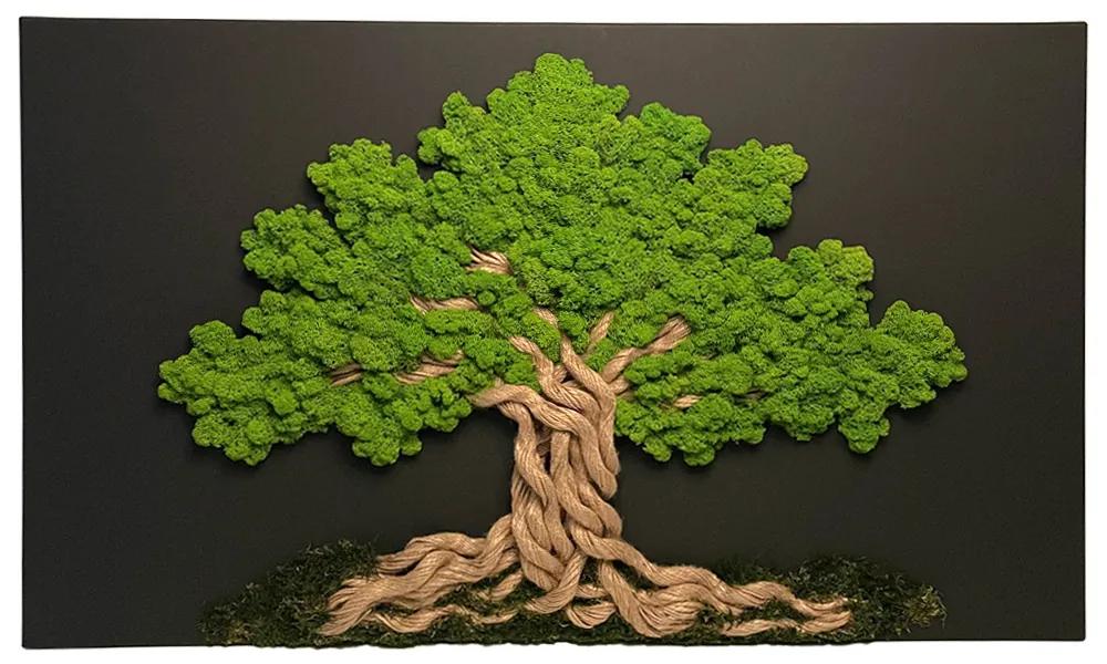 Machový obraz Strom života 60 x 120 cm