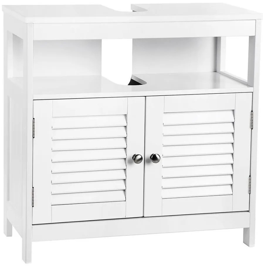 Biela kúpeľňová skrinka EIKE