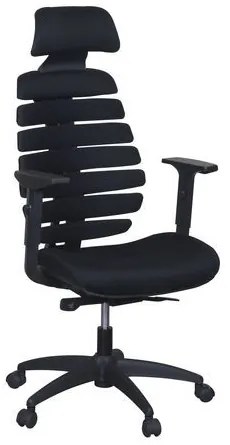 Kancelárska stolička Jane, látka, čierna