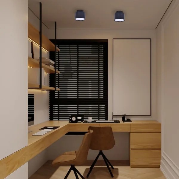 Rabalux 71319 - LED Stropné svietidlo OVIDIA LED/16W/230V 3000K čierna