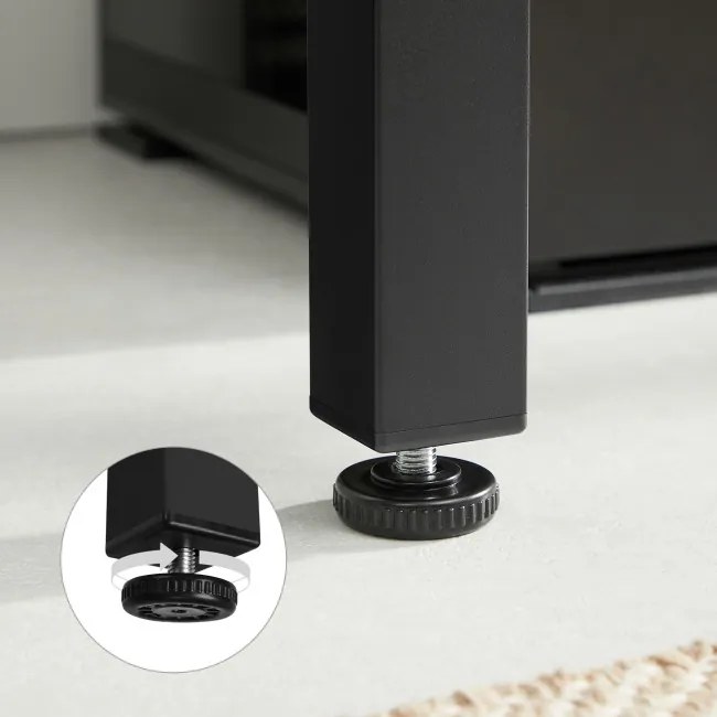 Jedálenský stôl TESSA dub artisan / čierne nohy