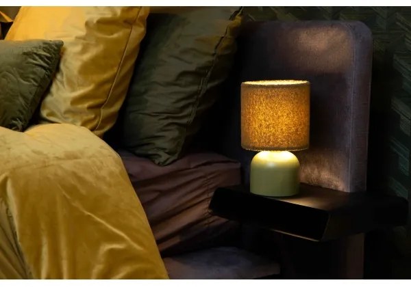 Lucide 10516/01/33 - Stolná lampa WOOLLY 1xE14/40W/230V zelená