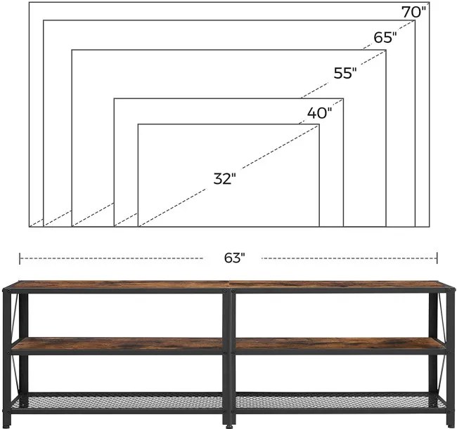 Stolík pod televízor LTV096B01