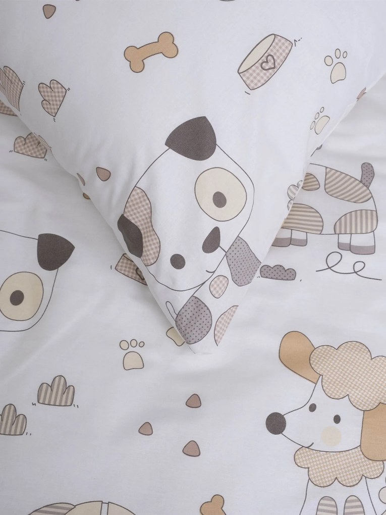 Bavlnená obliečka na vankúš Renforcé 50 × 70 cm - Psia pohoda