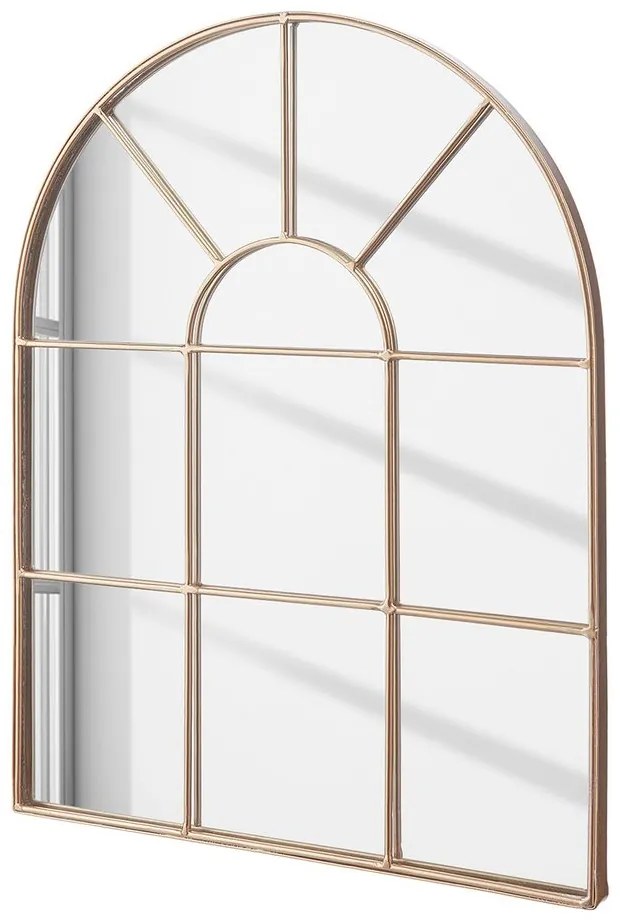 FINESTRA Zrkadlové okno 30 cm - zlatá