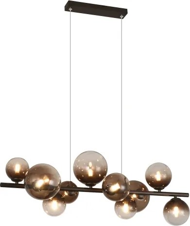 Brilagi - LED luster na lanku MILLA 10xG9/3W/230V hnedá/dymová hnedá