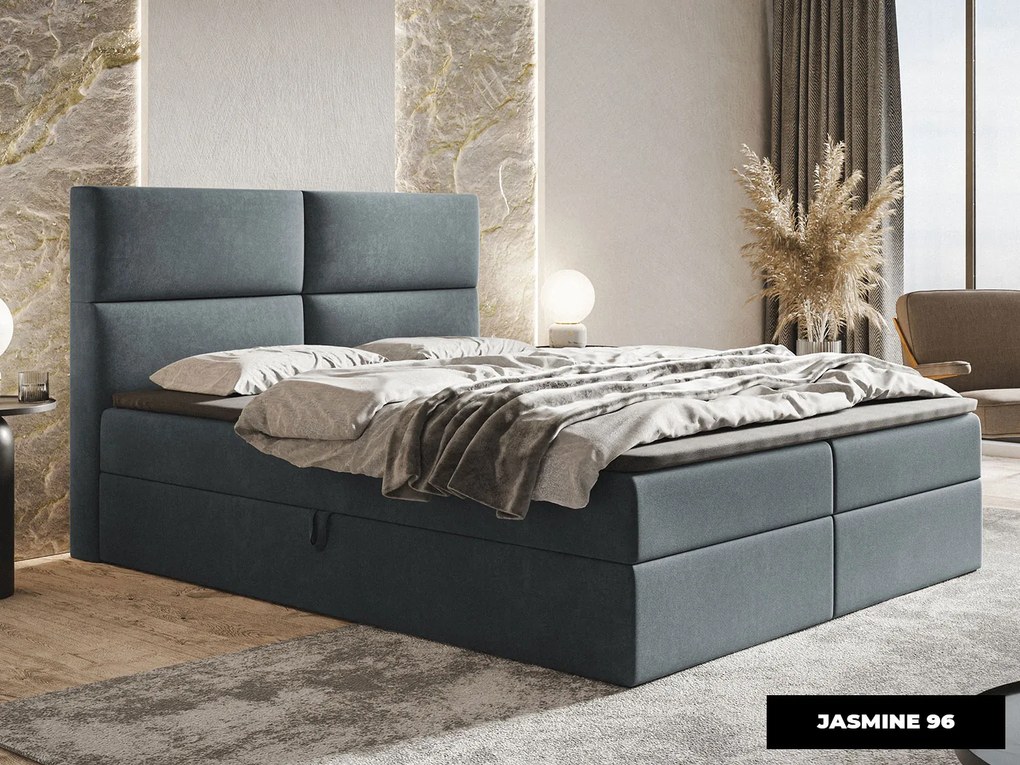 PROXIMA.store - Kontinentálna boxspring posteľ LARYSA ROZMER: 120 x 200 cm, TYP MATRACA: TAŠTIČKOVÉ PRUŽINY, VRCHNÝ MATRAC (TOPPER): BEZ TOPPERU