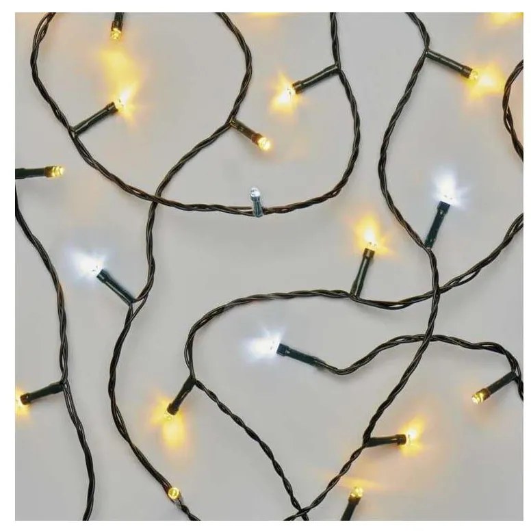 LED Vianočná vonkajšia reťaz 80xLED/13m IP44 teplá/studená biela