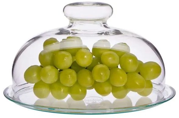 Trendglas Jena tanier s poklopom Cheese Dome 20 cm