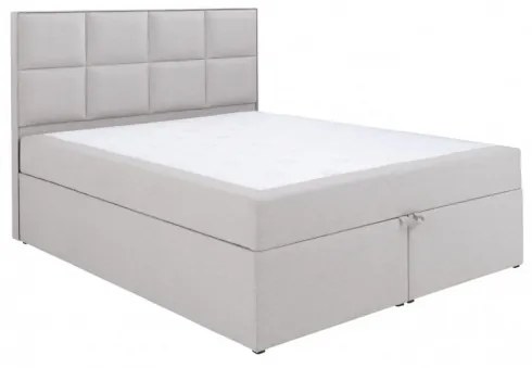 Čalúnená posteľ boxspring 180x200 SAMANTA - modrozelená