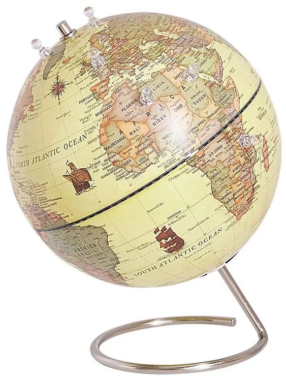 Glóbus 29 cm CARUTO (žltá). Vlastná spoľahlivá doprava až k Vám domov. 1023332