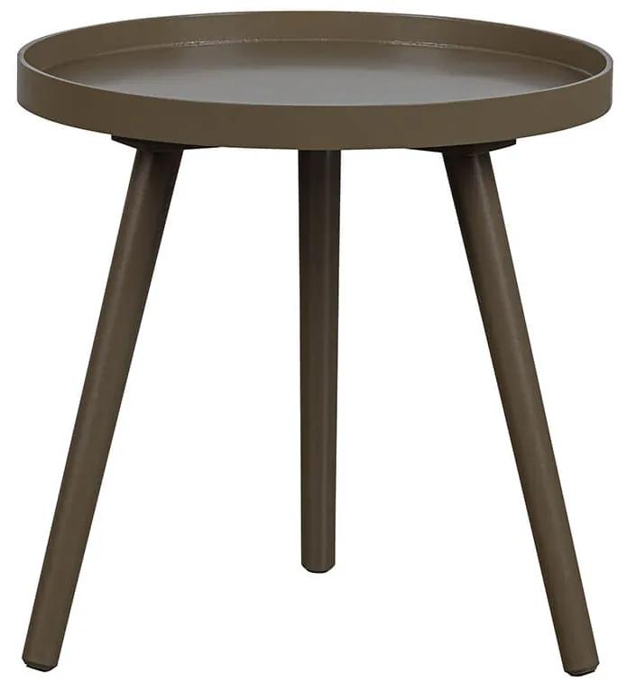 Konferenčný stolík sasha ø 41 cm hnedý MUZZA