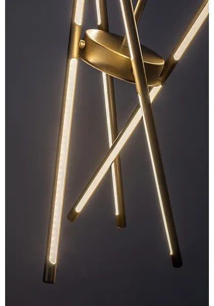 Rabalux 72339 - LED Luster na lanku HENLI2 LED/40W/230V 3000K zlatá