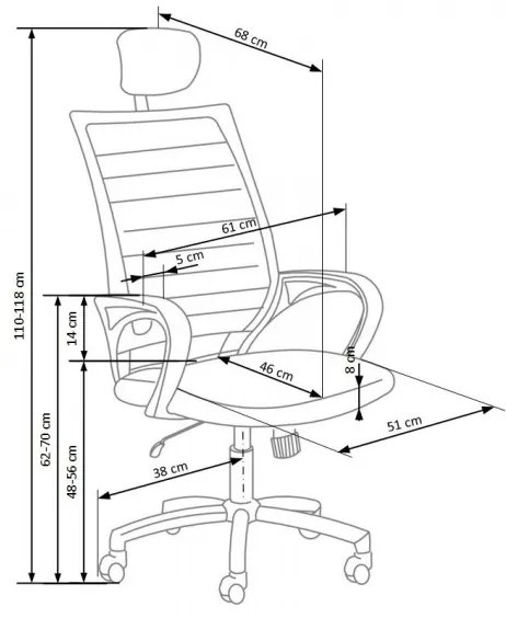 Kancelárska stolička Socket