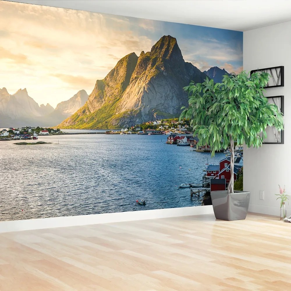 Fototapeta Vliesová Fjord nórska 312x219 cm