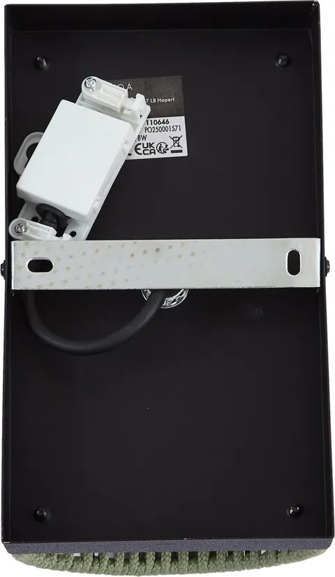 Japandi nástenné svietidlo zelené s čiernou farbou a lanom IP44 - Jayla