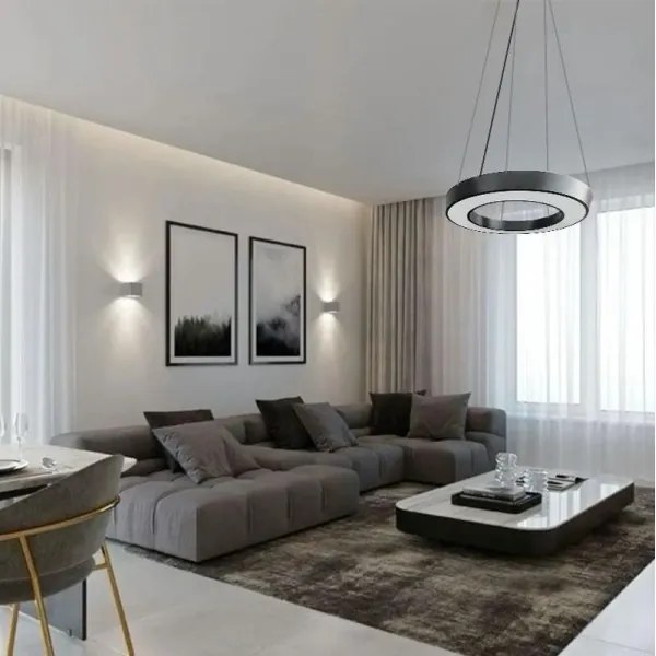 LED Luster na lanku LED/40W/230V 4000K pr. 80 cm