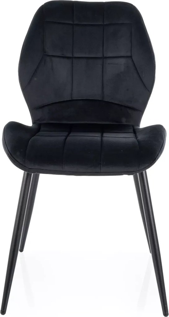 SI Stolička Jake Velvet čierna