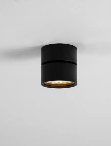 Minimalické bodové svietidlo Pull Čierna