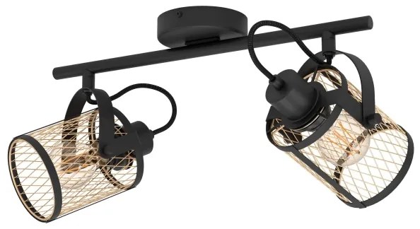 Eglo 43532 - Stropné bodové svietidlo DELLOW 2xE27/40W/230V