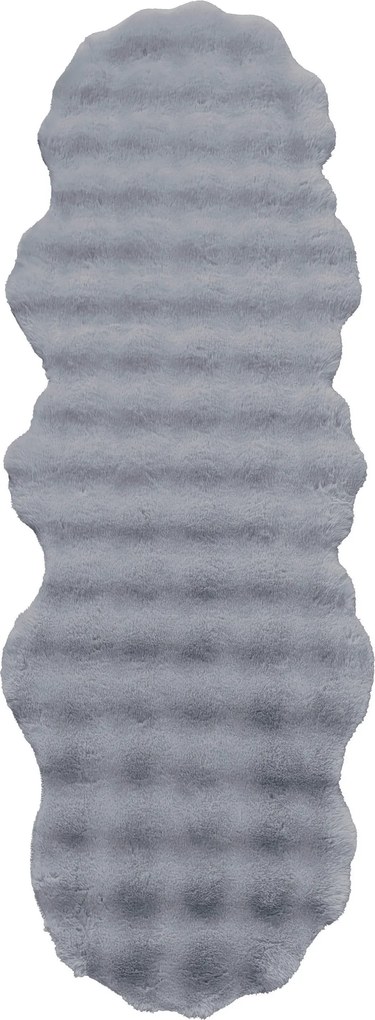 XXXLutz UMELÁ KOŽUŠINA, 55/160 cm, strieborná - Koberce - 003580015903