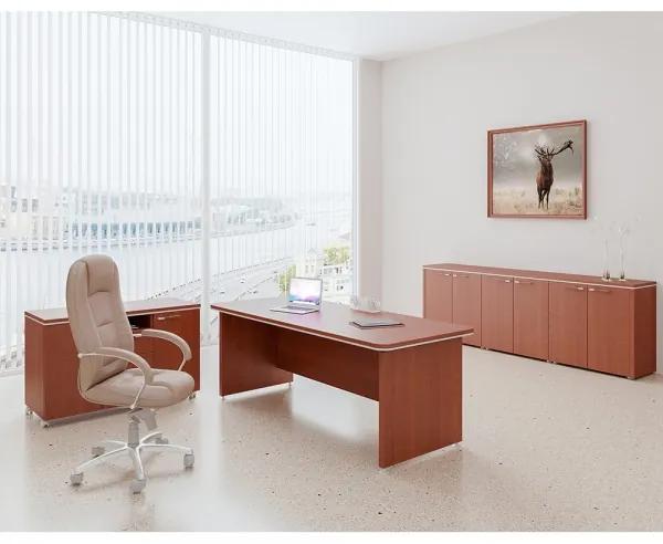 Zostava kancelárskeho nábytku TopOffice 4 višňa