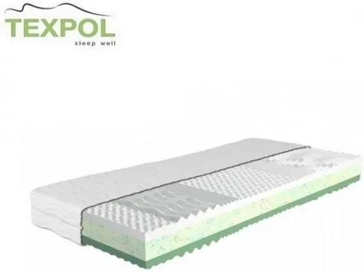TEXPOL Kvalitný penový matrac ODYSEA Veľkosť: 195 x 80 cm, Materiál: Trimtex