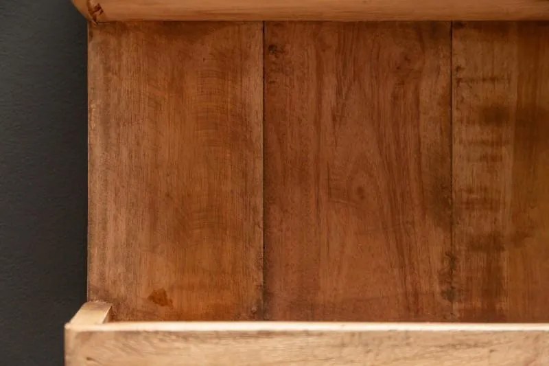 Invicta Interior - Masívna kuchynská polica HEMINGWAY 80 cm recyklované teakové drevo
