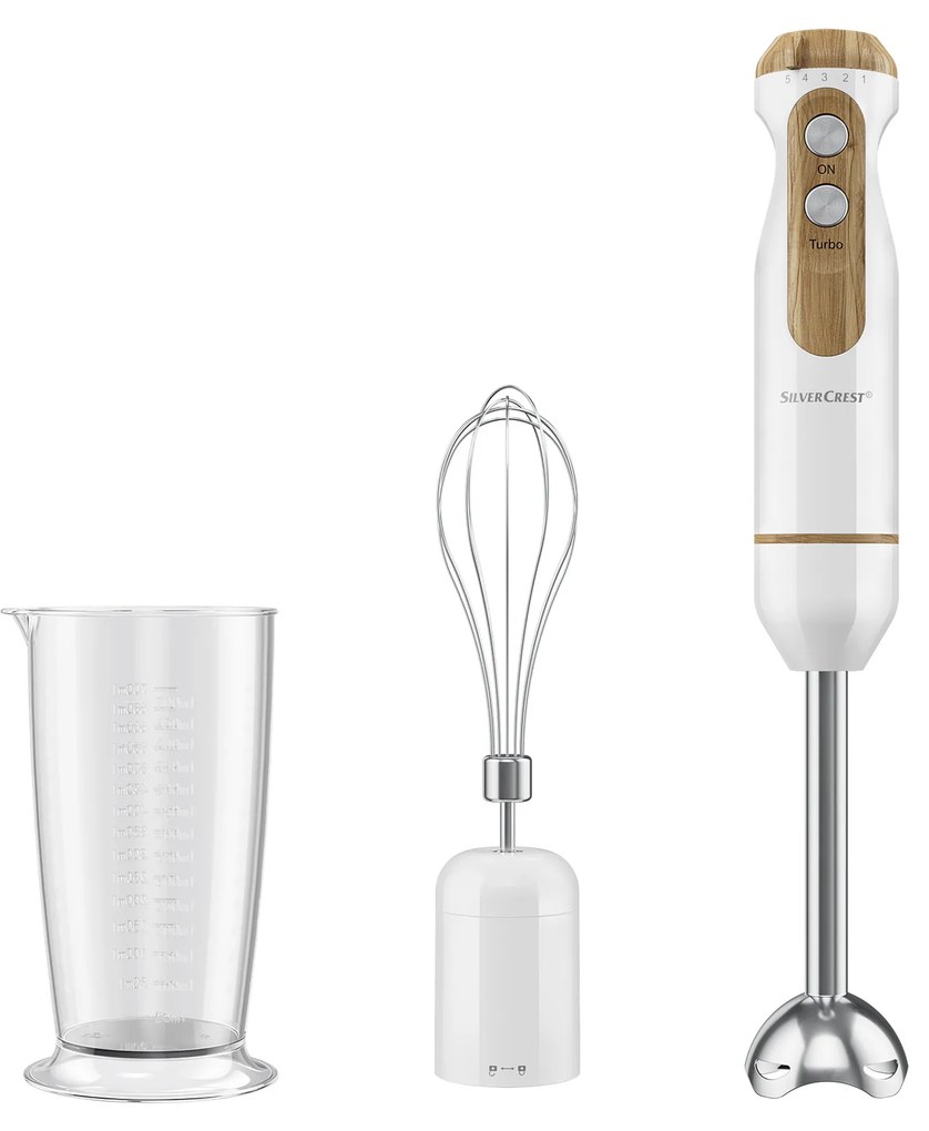 SILVERCREST® KITCHEN TOOLS Tyčový mixér SSSH 600 B1 (biela) (100363687)