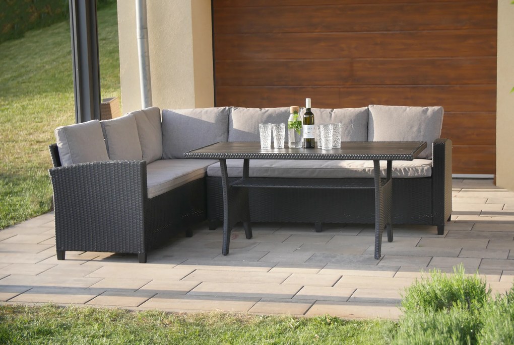 Noela Záhradná zostava Relax FAMILY s úložným priestorom