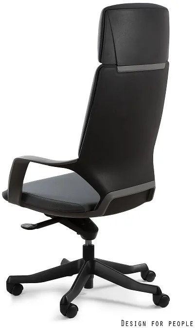 KANCELÁRSKA STOLIČKA APOLLO ČIERNA / ŠEDÁ