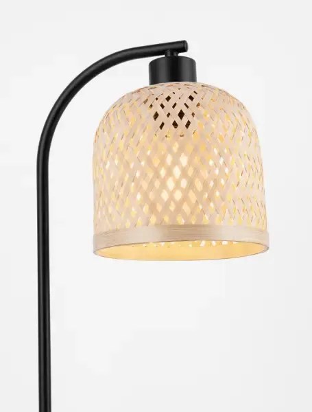 LED prírodno-čierna stolná lampa Intra