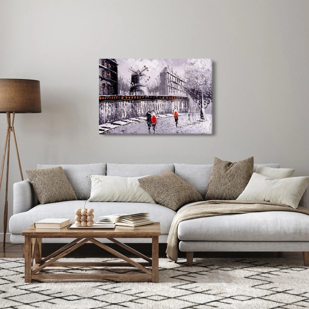 Obraz - Olejomaľba mesta II. (90x60 cm)