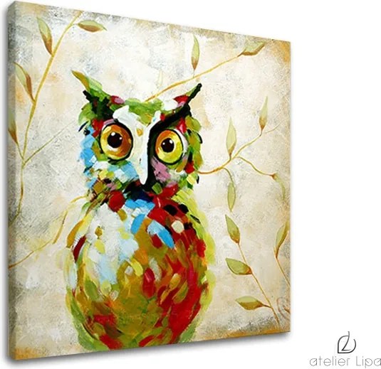 Autorská reprodukcia na plátne SOVA XOBDA015E1