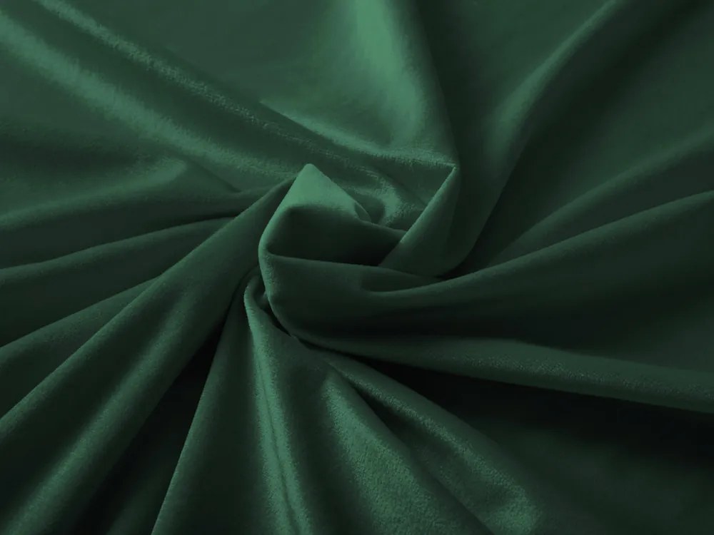 Biante Zamatový okrúhly obrus Velvet Premium SVP-012 Zelený Ø 120 cm