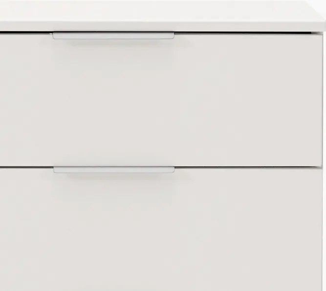 Nočný stolík Easy Plus, 3 zásuvky, alpská biela