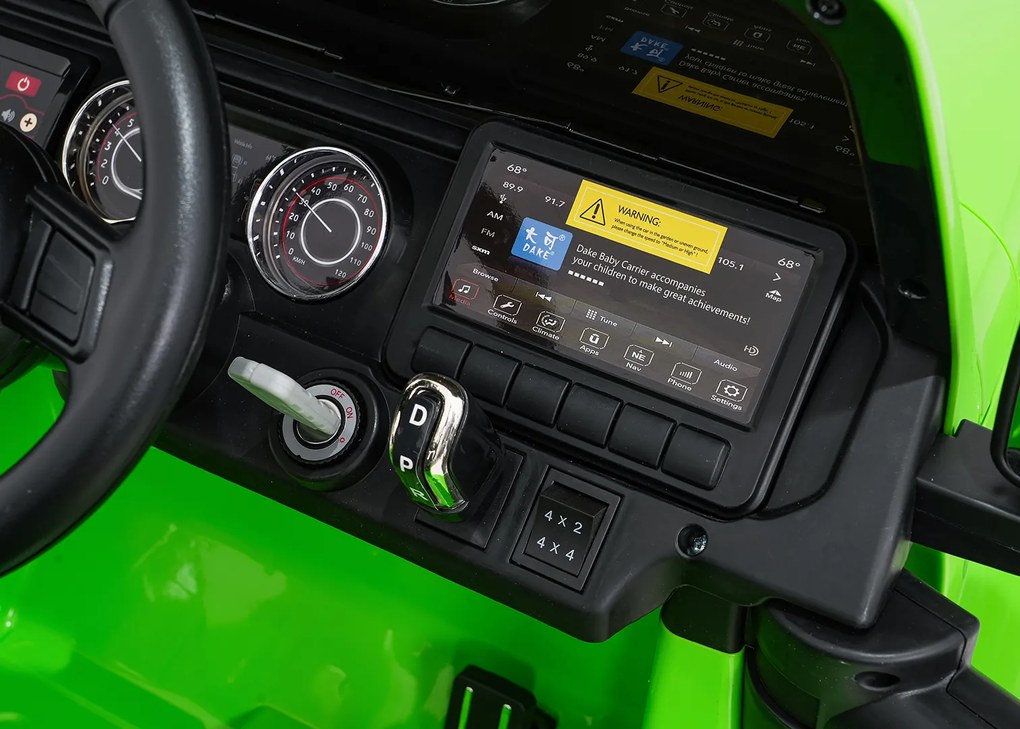 Ramiz Jeep Wrangler Rubicon LIFT elektrické autíčko pre deti zelené