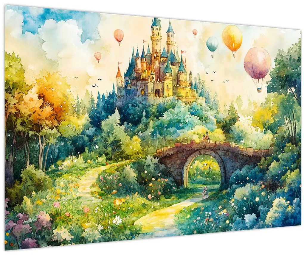 Obraz - Rozprávkový zámok (90x60 cm)