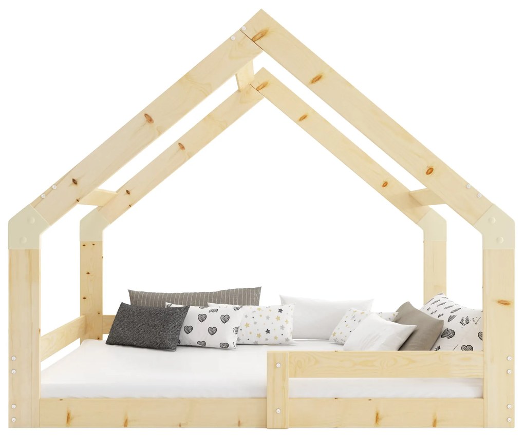Domčeková posteľ DOMČEK 2 160x80 - prírodná borovica