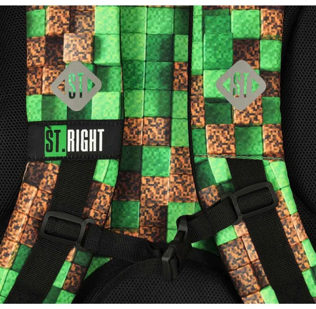 KIK Školský batoh Stright Pixel Cubes