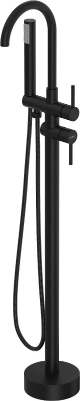 Mexen Alma voľne stojaca vaňová batéria, čierna - 75033-70