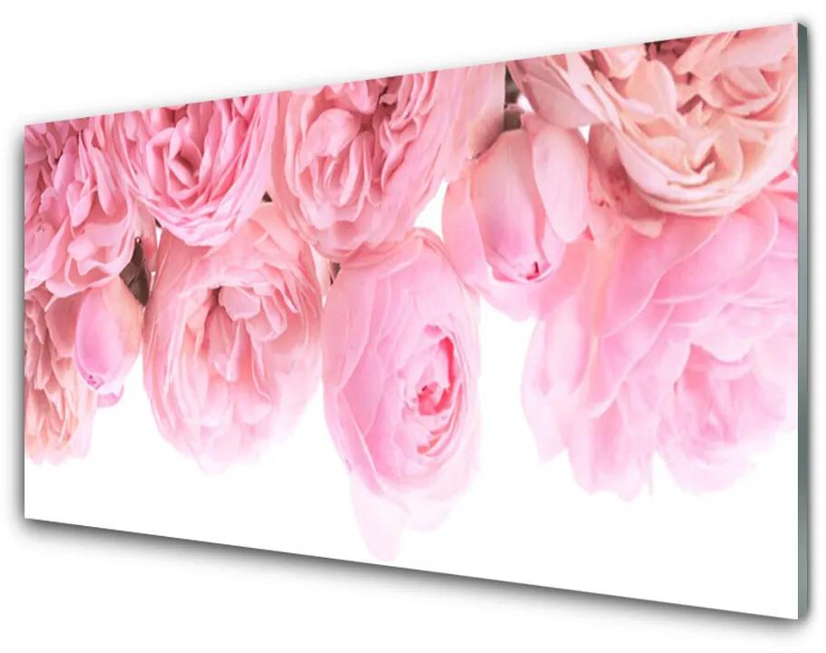 Obraz plexi Ruže kvety rastlina 120x60cm