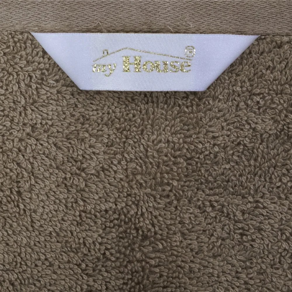 Hnedá bavlnená osuška 70x140 cm Darwin – My House