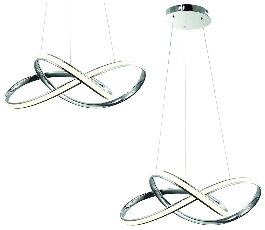 Závesné LED svietidlo Cappio, 1x LED 36w, 4000k, ch