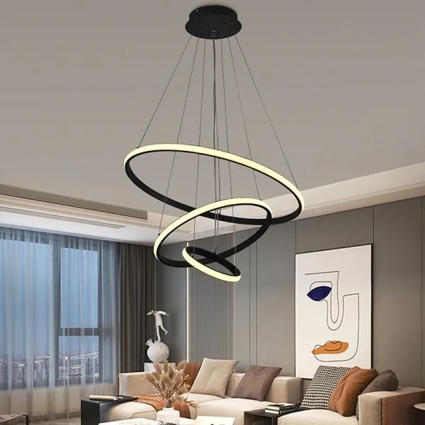 BRILAGI - LED stmievateľný luster na lanku CIRCLE LED/90W/230V 3000-6500K + diaľkový ovládač