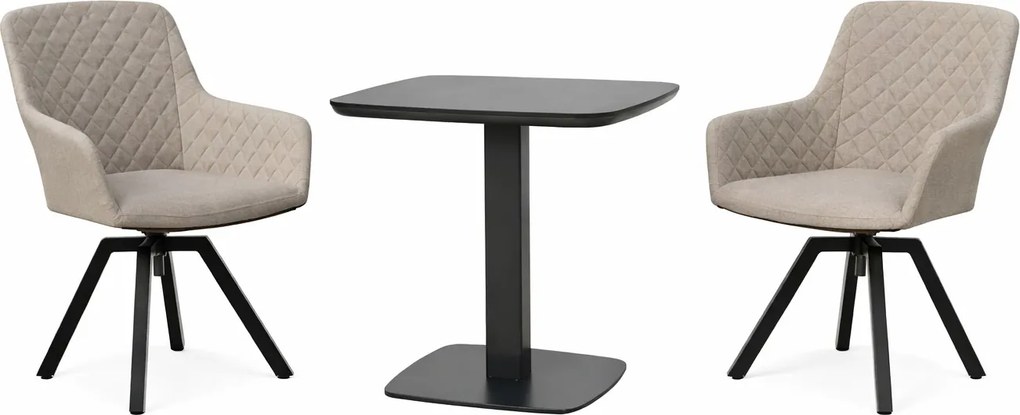 Doppler PICASO PARIS LIKA-TEX® otočné mocca - záhradná súprava 2+1