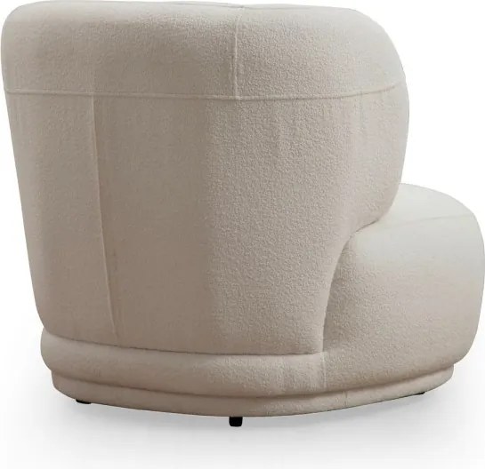 Designové křeslo Livorno bílé