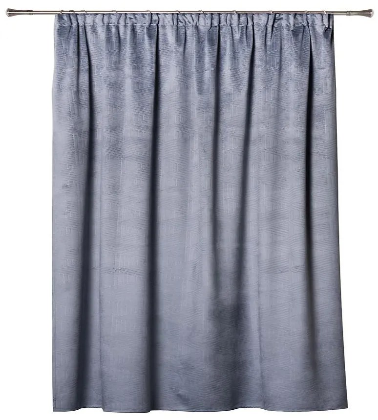 Záves na páske Blocks 135x245 sivá