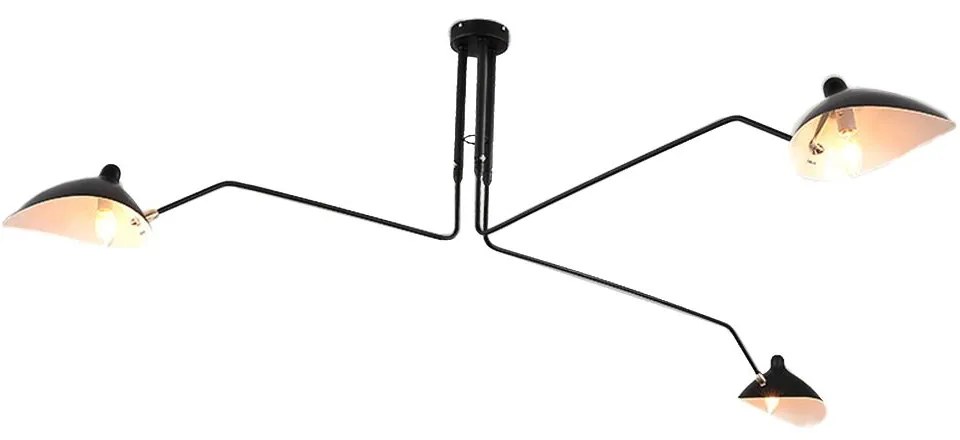 Toolight - závesné svietidlo APP569-3C, čierna, OSW-05637
